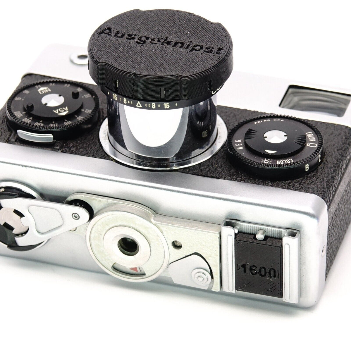 Blitzschuhabdeckung mit ISO-Wert für Leica M3, Nikon FM, Canon AE-1, Rollei 35 (7er-Pack)