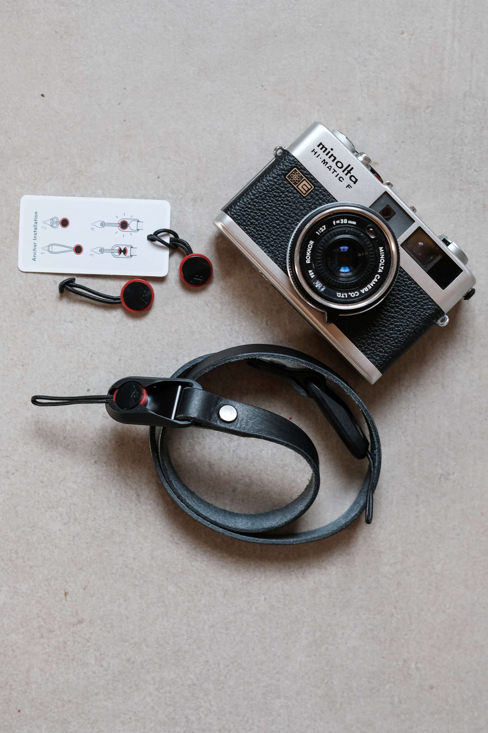 Peak Design Kameragurt Leder seam strap