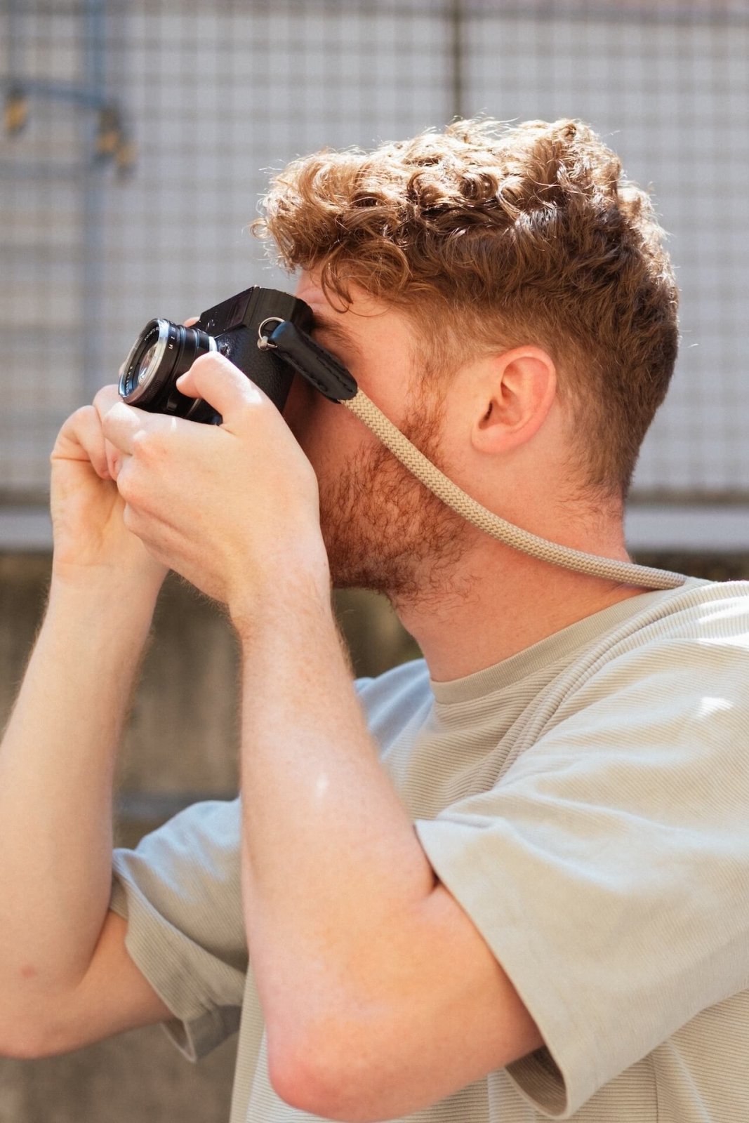 Bestes Kameraseil / Rope und Kameragurt von seam strap mit einer Leica