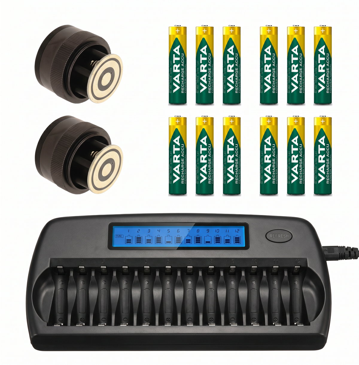 Batterieadapter für Beaulieu 4008 S, ZM, ZMII, M3