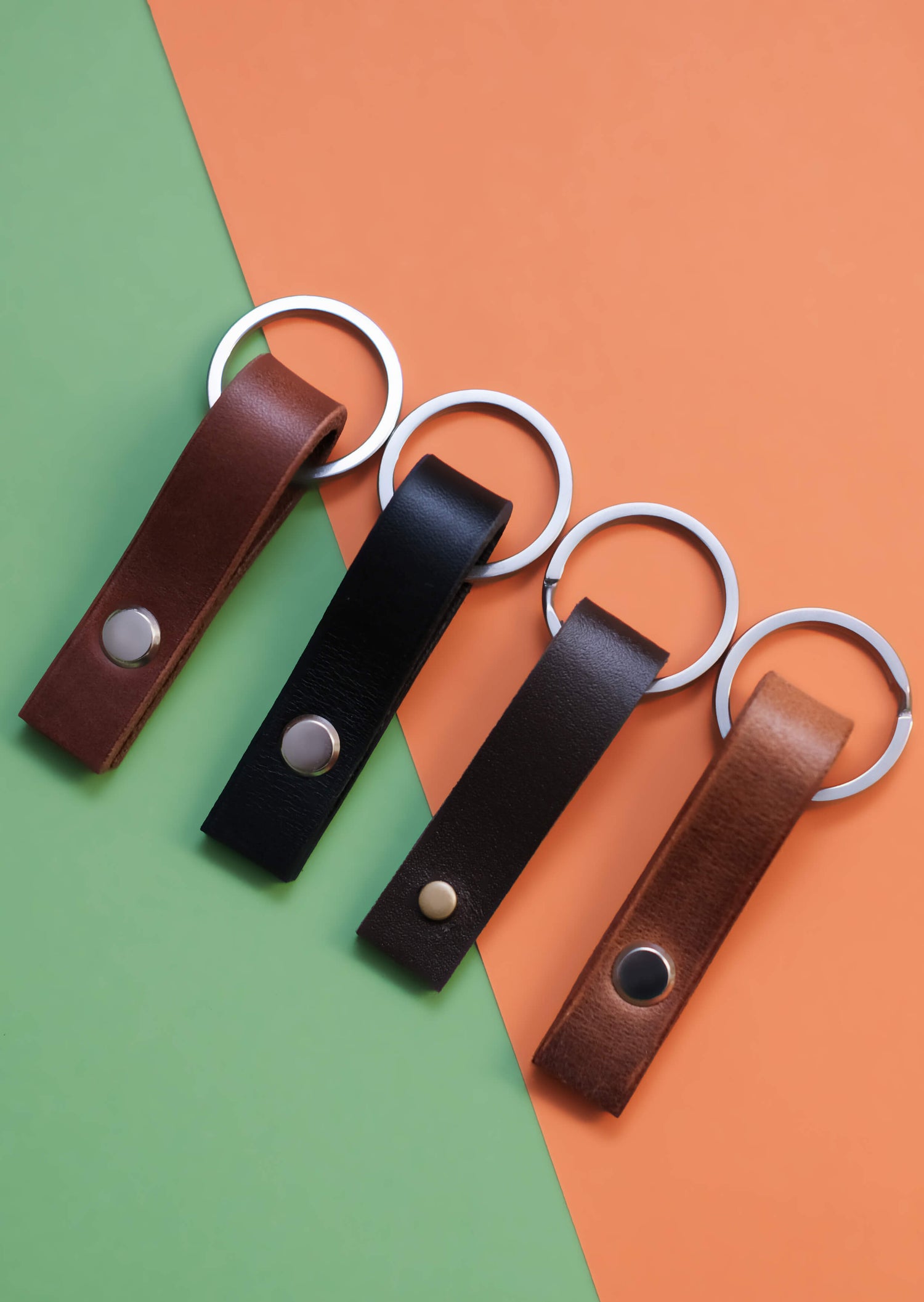 Schlüsselanhänger modern Leder