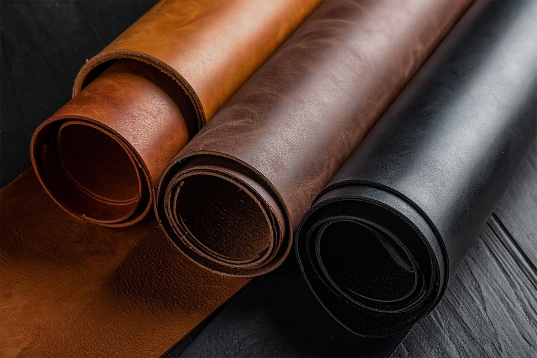 Pflanzlich gegerbtes Leder 