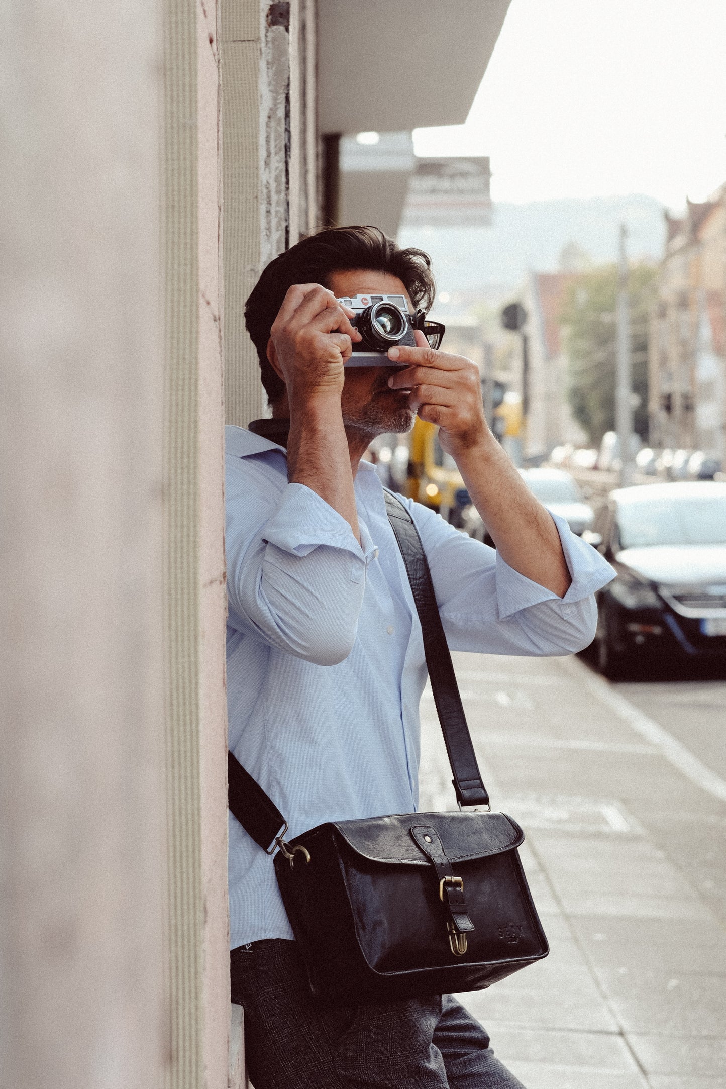 Camera bag leather vintage / SIMPLY