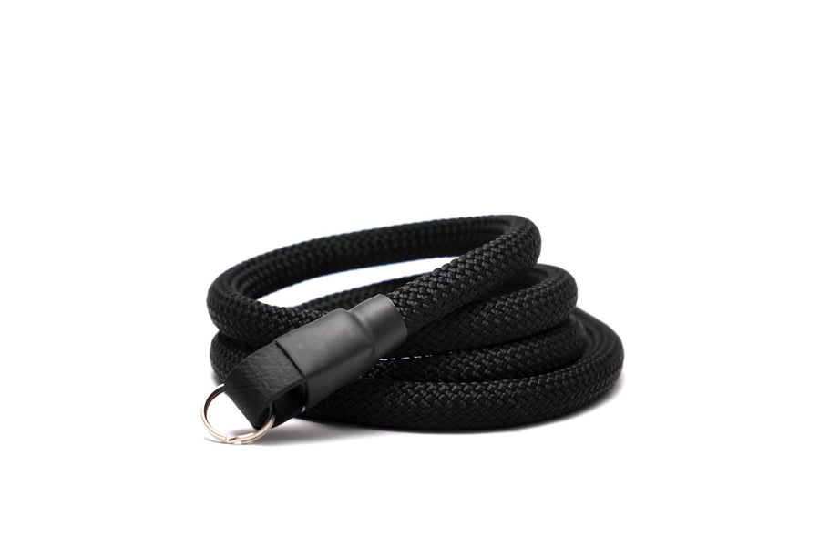 Schwarzer Trageriemen, Kameraseil aus Paracord für Kamera
