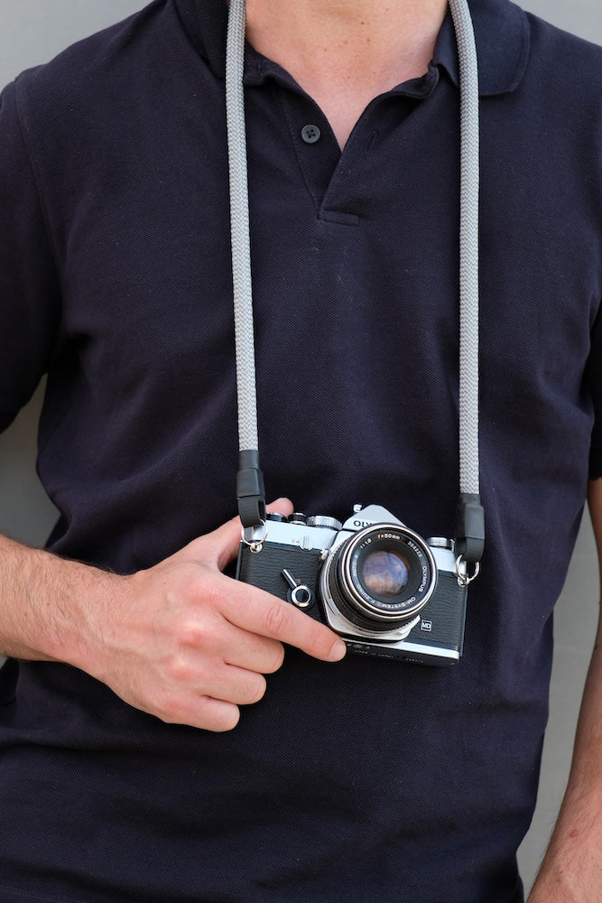 seam strap Kameraseil in Grau
