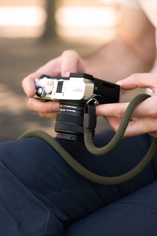 seam strap and om systm pen camera 