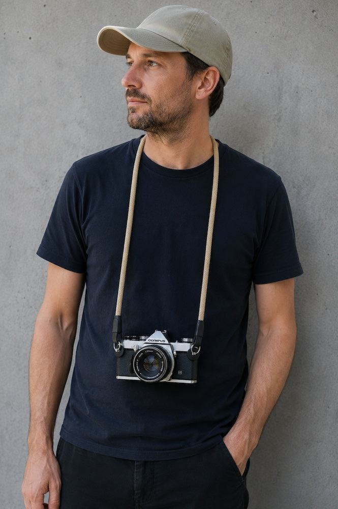 Rope Kameraseil, Tragegurt für Kameras aus Nylon Paracord seam strap für Leica Fuji und andere Kameras