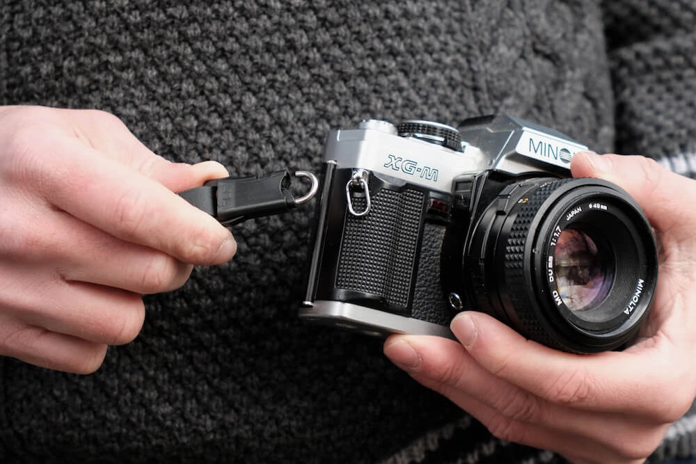 Schnellverschluss am Kameragurt für einen schnellen Wechsel seam strap