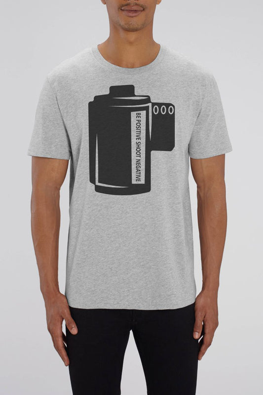 Unisex T-Shirt für Fotograf, Analogfilm als Motiv von seam strap, be positive shoot negative. T-Shirt Fotograf, Photograph 
