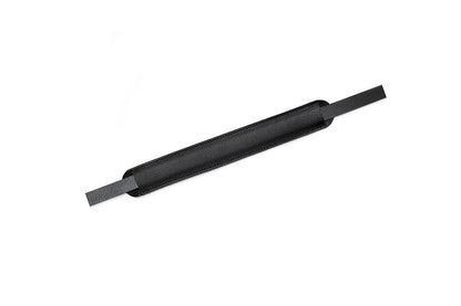 SEAM Comfort Pad aus schwarzem Kalbleder für Kameragurte