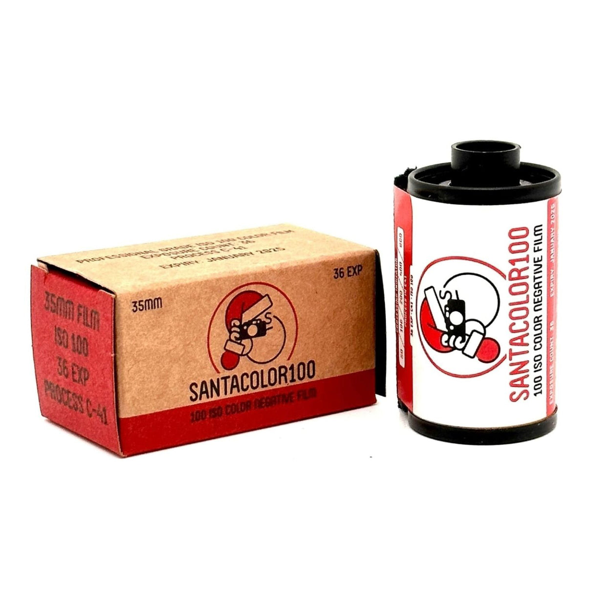 analoger film Weihnachtsmann Santa color