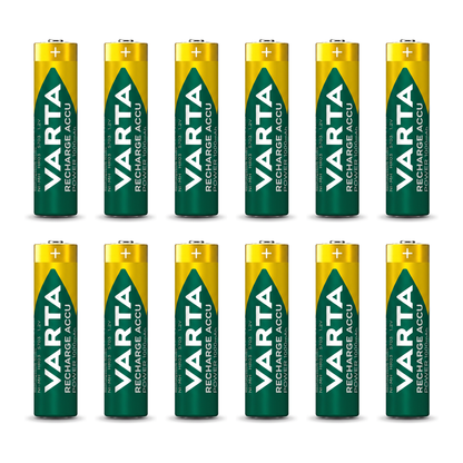 Varta AAA Akku NiMH 1000 mAh wiederaufladbar, 10er und 12er Pack