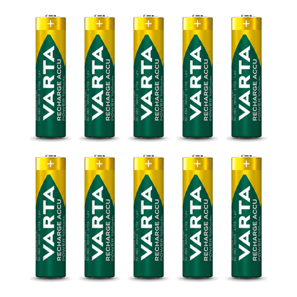 Varta AAA Akku NiMH 1000 mAh wiederaufladbar, 10er und 12er Pack